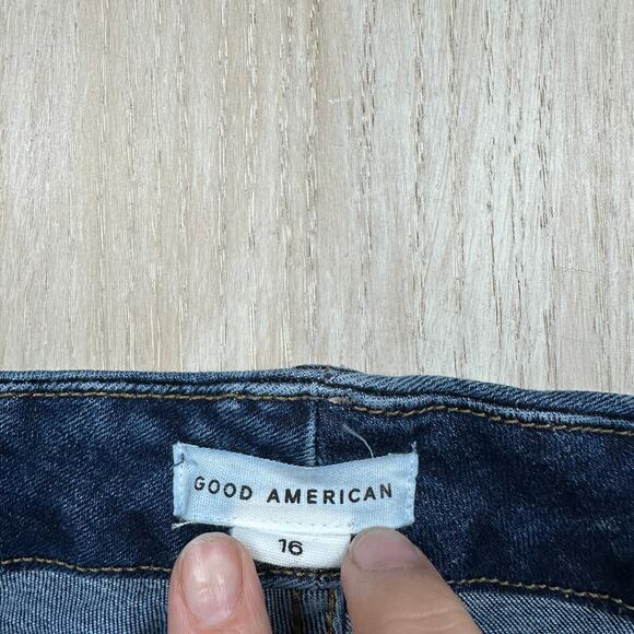 Good American Good Legs Skinny High Rise Stretch Casual Everyday Denim Jeans 16 - Picture 8 of 16